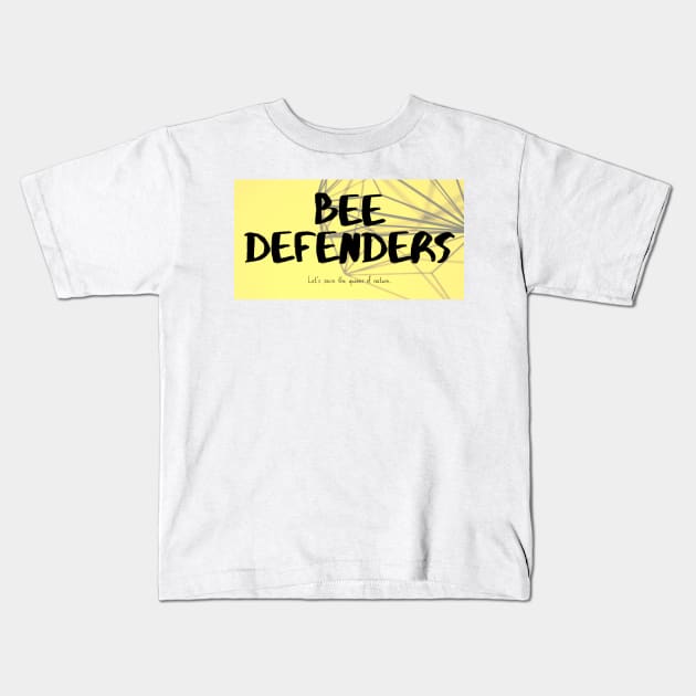 Bee Defenders Kids T-Shirt by theidealteal